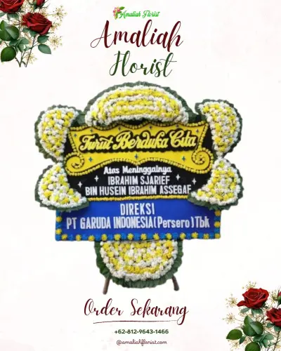 Papan Bunga Duka di Margajaya