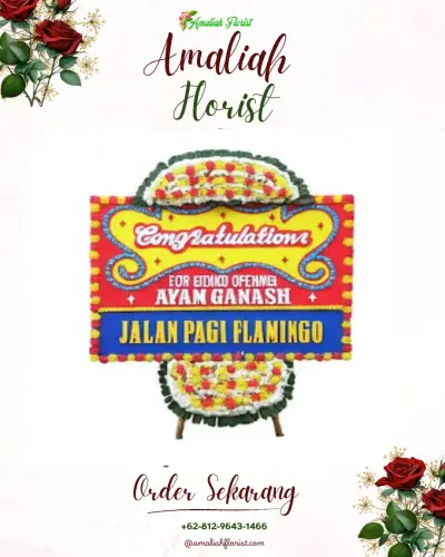 Bunga Papan Congratulation di Margajaya